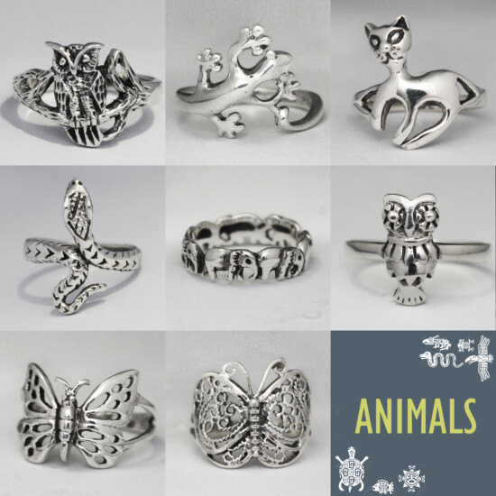 Animal rings assortment2