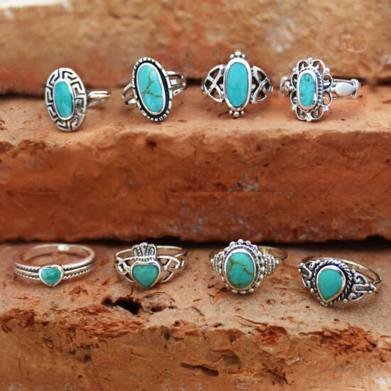 Turquoise rings 4